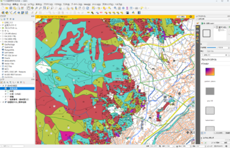 地理情報システム（GIS）研修の報告